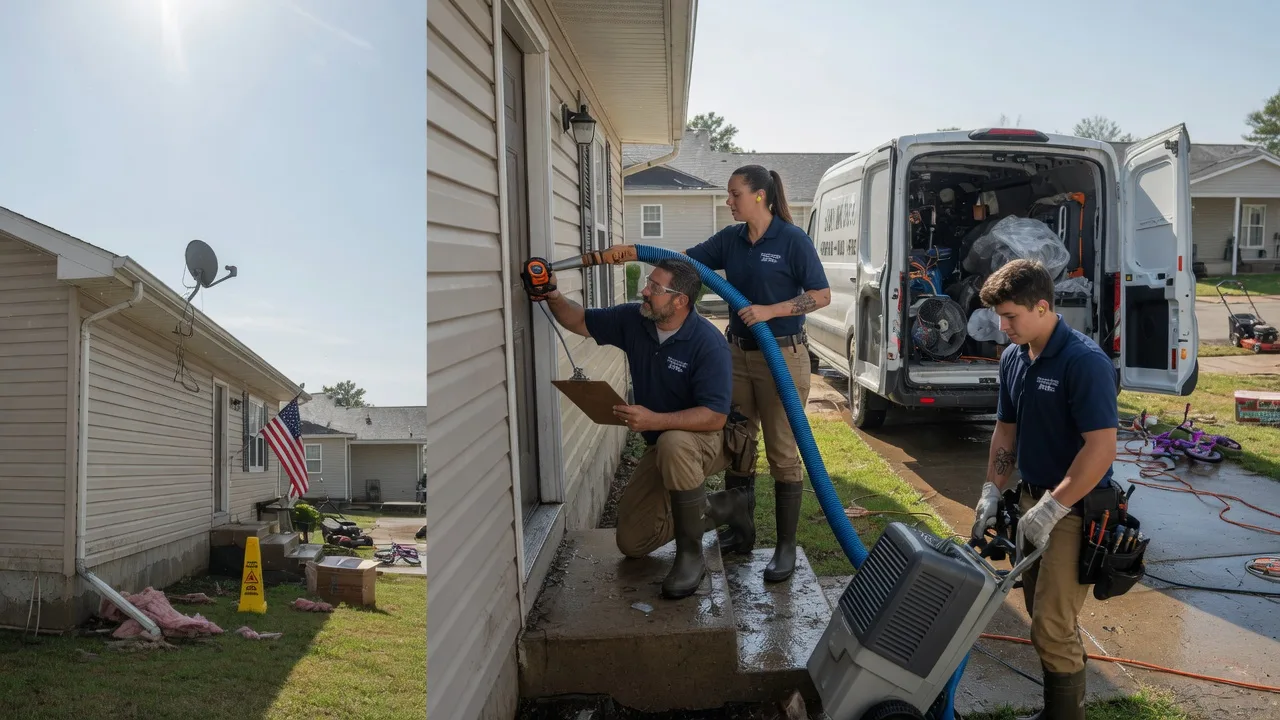 Ceiling Water Damage Restoration in Louise, TX near me