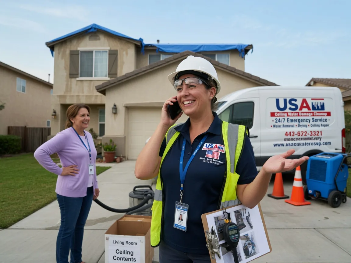 Ceiling Water Damage Restoration Louise, TX FAQs